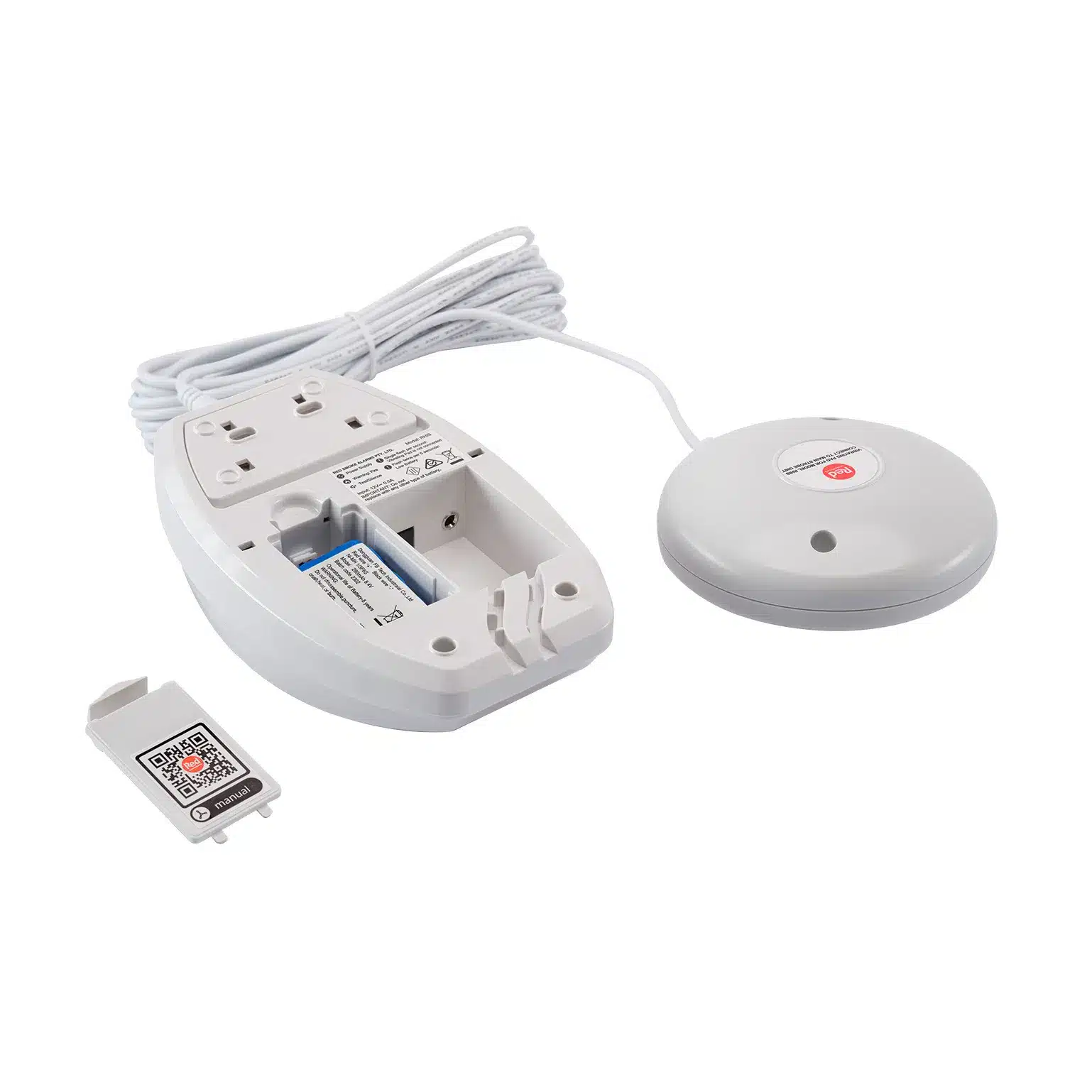 RED RHIS Strobe Light and Vibrating Alarm System for the Hearing Impaired 8 RED RHIS Strobe Light and Vibrating Alarm System for the Hearing Impaired - Image 7