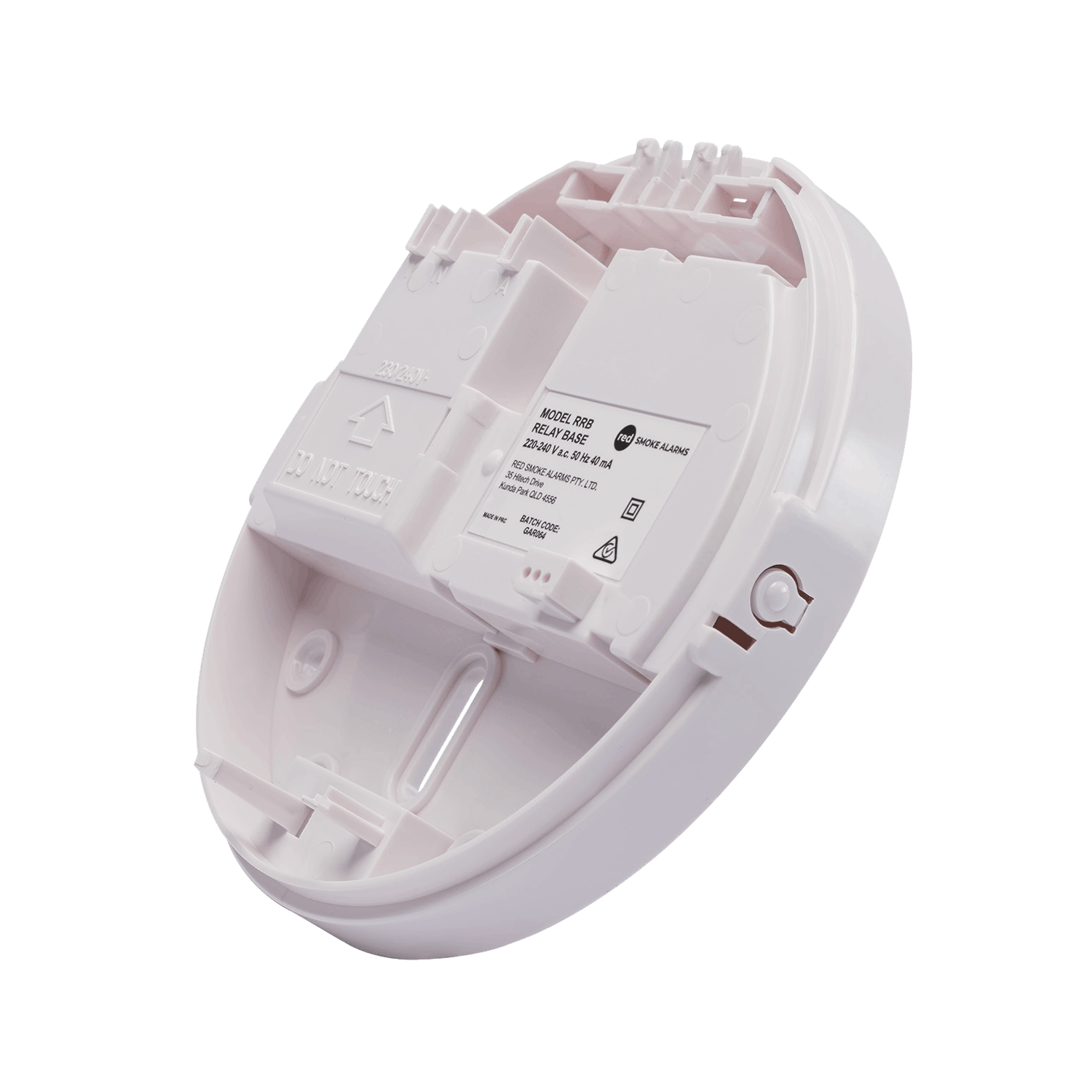 RED RRB Relay Base for 240v Smoke Alarms 12 RRB Herro